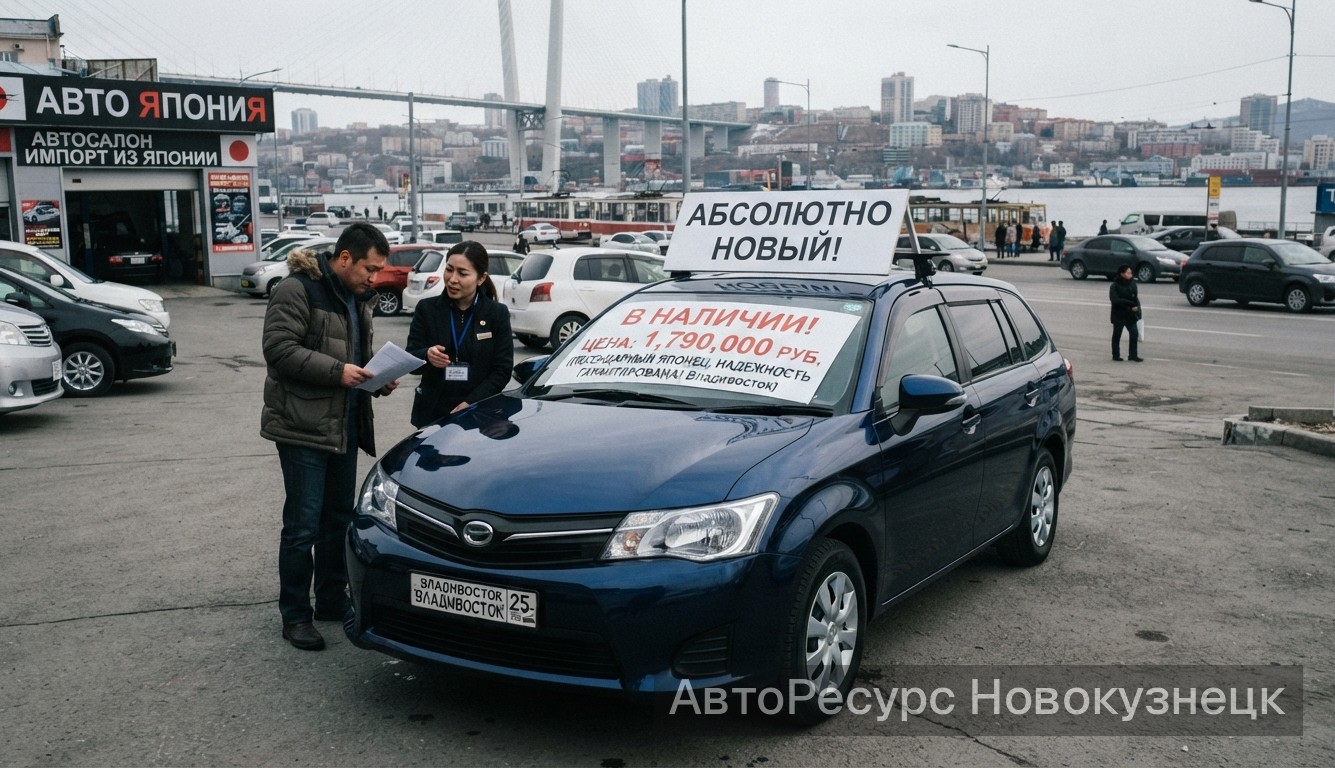 В России продают новую Тойота Королла Филдер дешевле 2 млн рублей