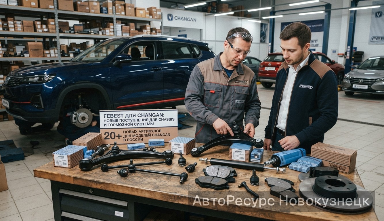 FEBEST выводит 20 новых запчастей для Changan в России