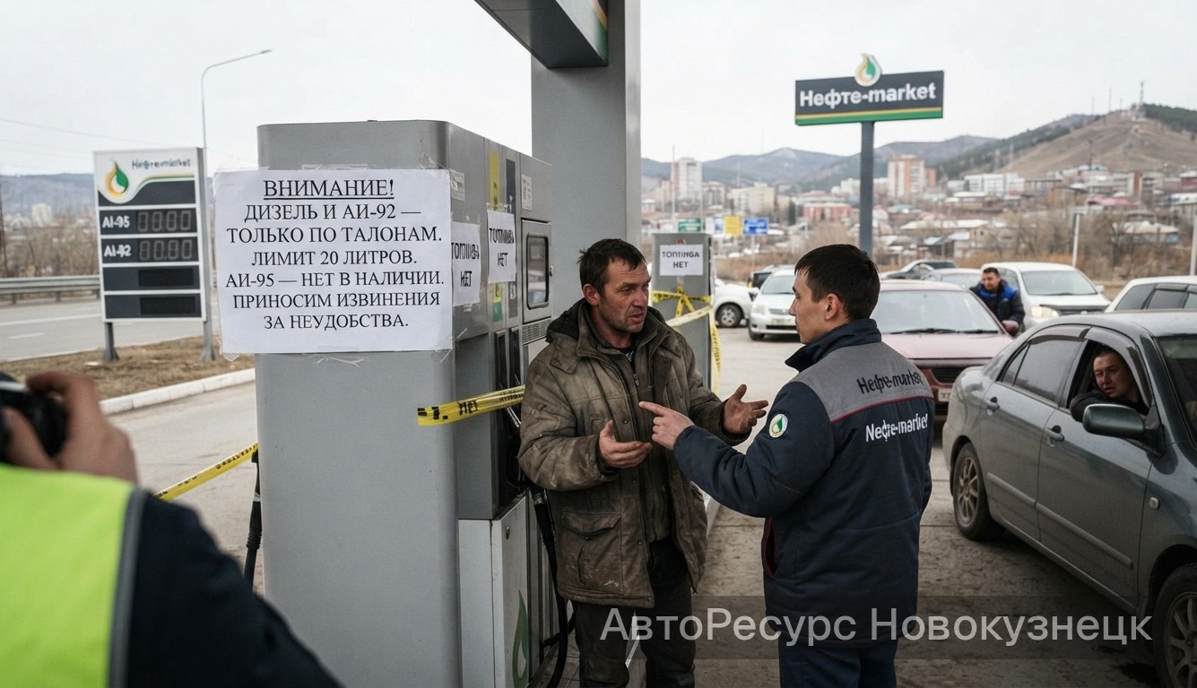 Дефицит бензина в Забайкалье: ограничения на АЗС и лимиты отпуска